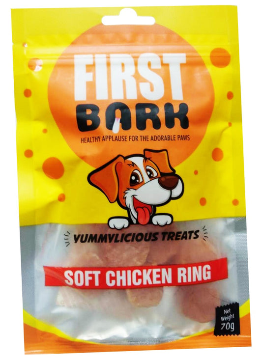 FIRST BARK SOFT CHICKEN RING 70 g