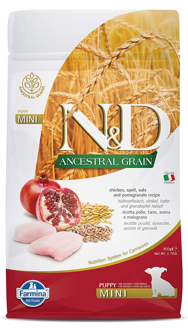 Farmina Dog Ancestral Grain Chicken & Pomogranate Puppy Mini
