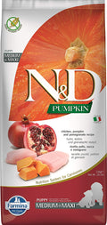 Farmina Grain Free Pumpkin Chicken & Pomogranate Puppy Medium & Maxi