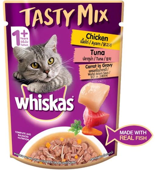 Whiskas Tastymix Chicken Tuna Carrot