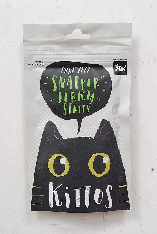 KITTOS SNAPPER JERKY STRIPS CAT TREAT