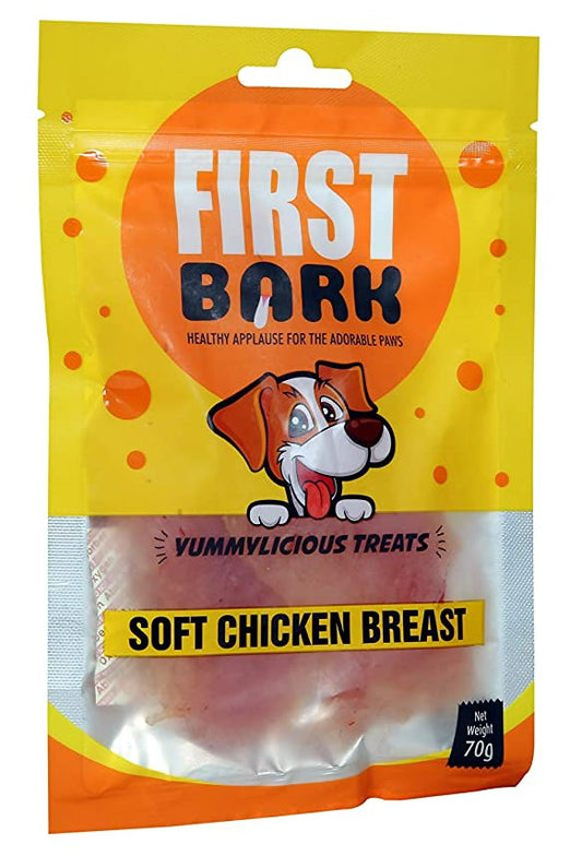 FIRST BARK SOFT CHICKEN BREAST 70 g