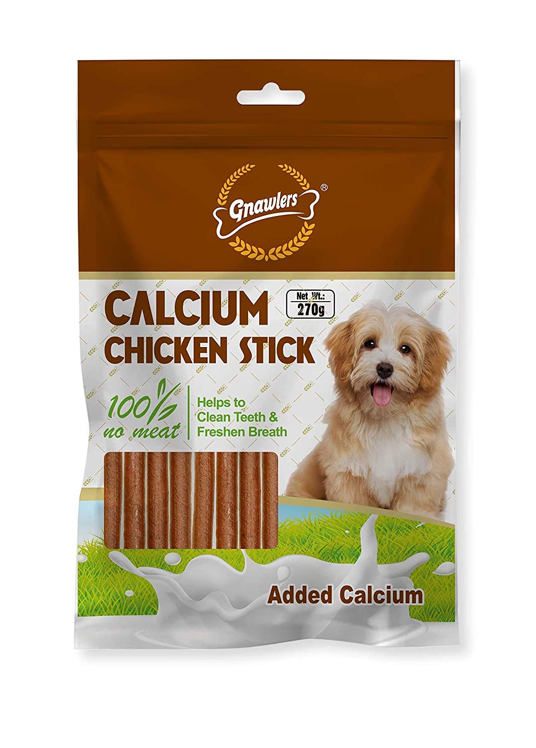 CALCIUM CHICKEN STICKS BROWN
