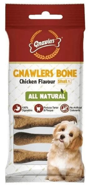 GNAWLERS 3 CHICKEN BONE 55PCS