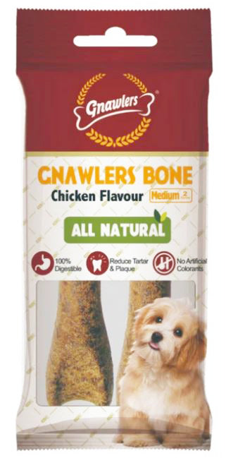 GNAWLERS 4.5 CHICKEN BONE 2PCS