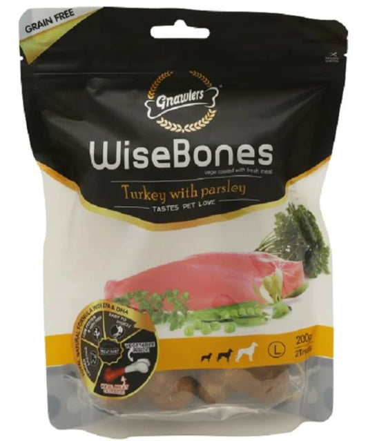 GNAWLERS WISE TURKEY PARSELEY SMALL - 15PC