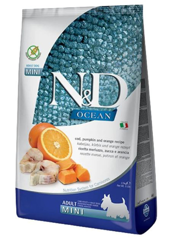 Farmina Dog Ocean Adult Pumpkin Mini Codfish & Orange