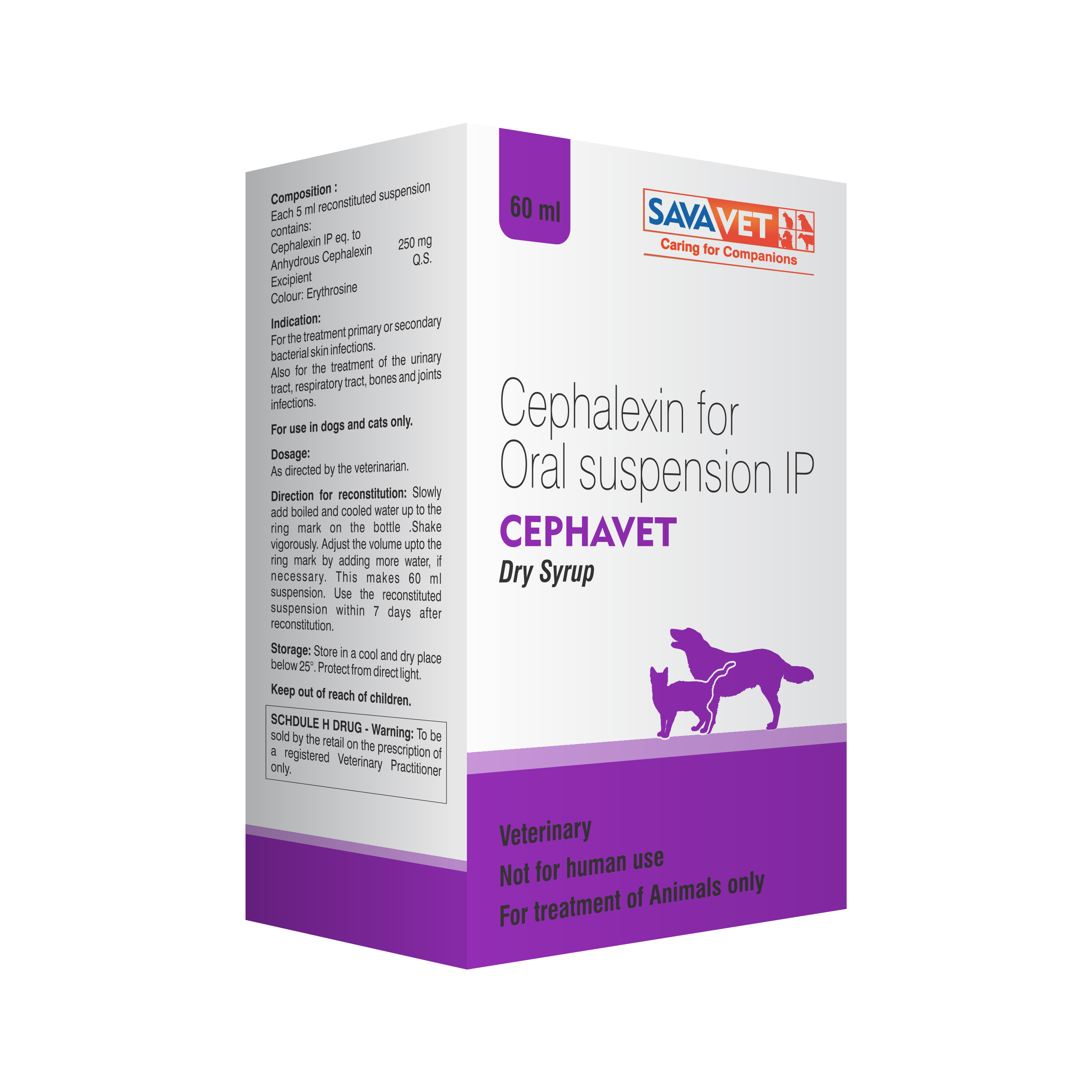 CEPHAVET DRY SYRUP 60ML