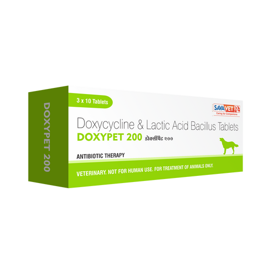 DOXYPET 200MG 10 TAB