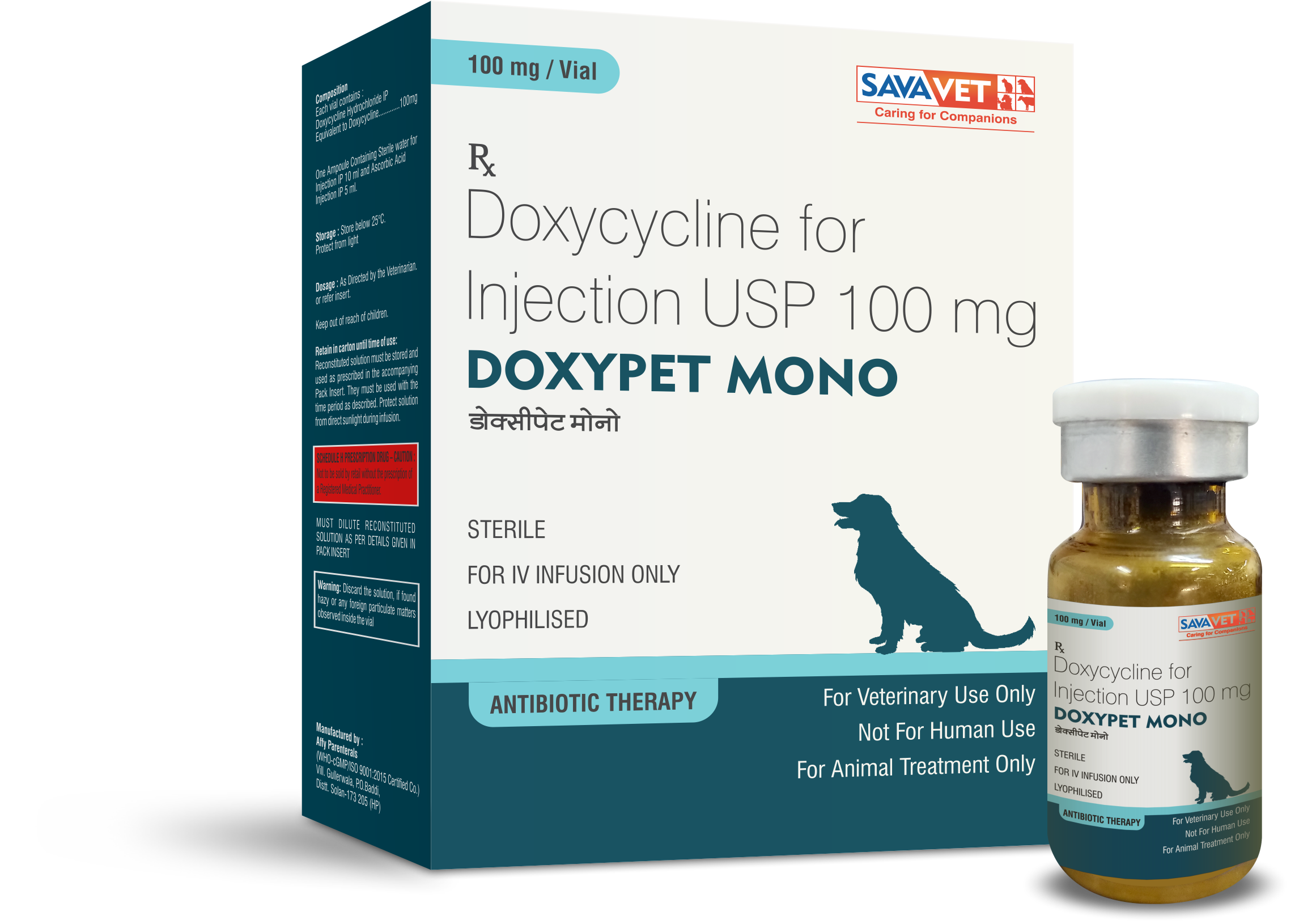 DOXYPET MONO 100MG INJ