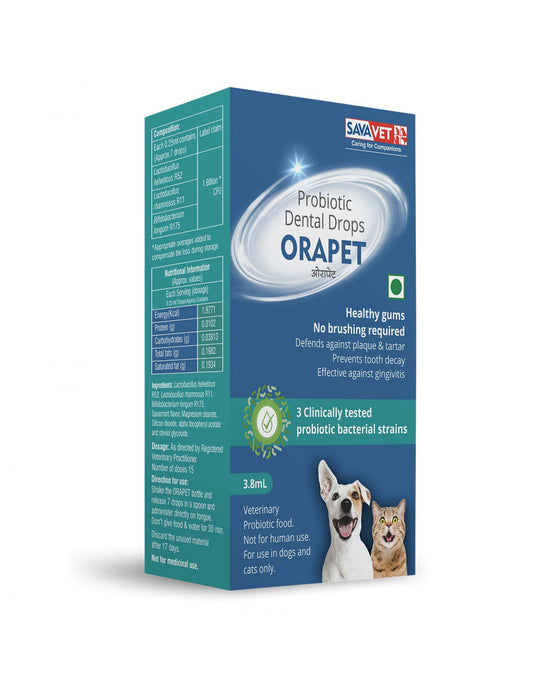 ORAPET DENTAL DROPS 3.8ML