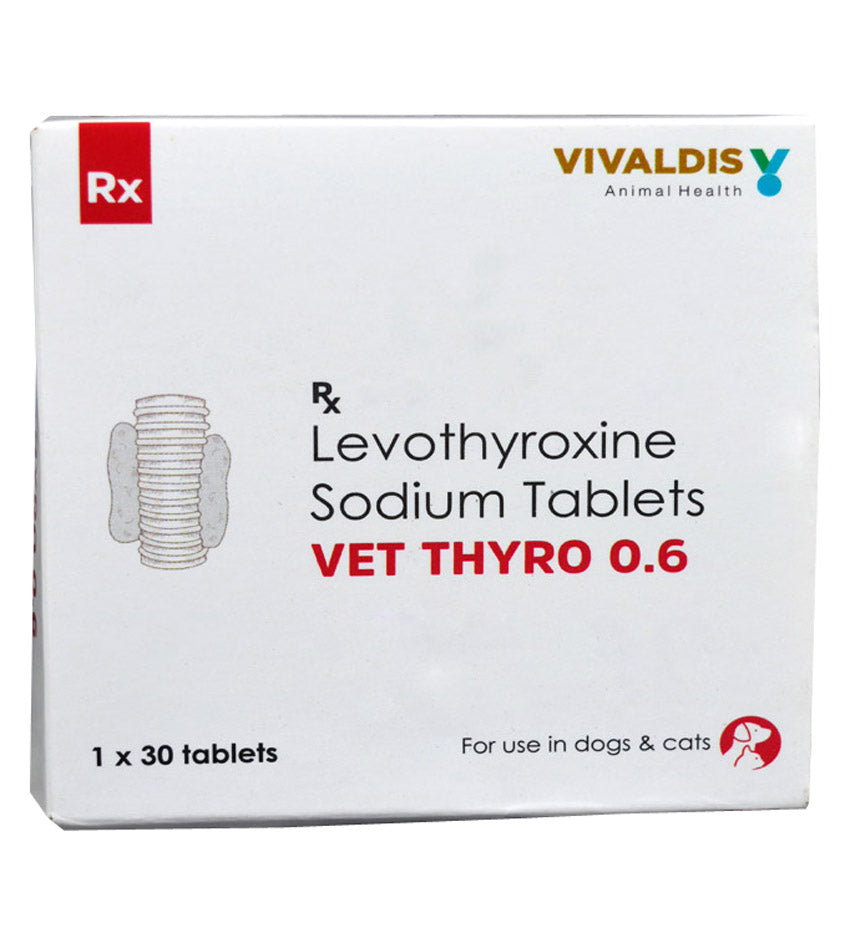 VET THYRO 0.6 30 TAB