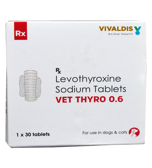 VET THYRO 0.6 30 TAB
