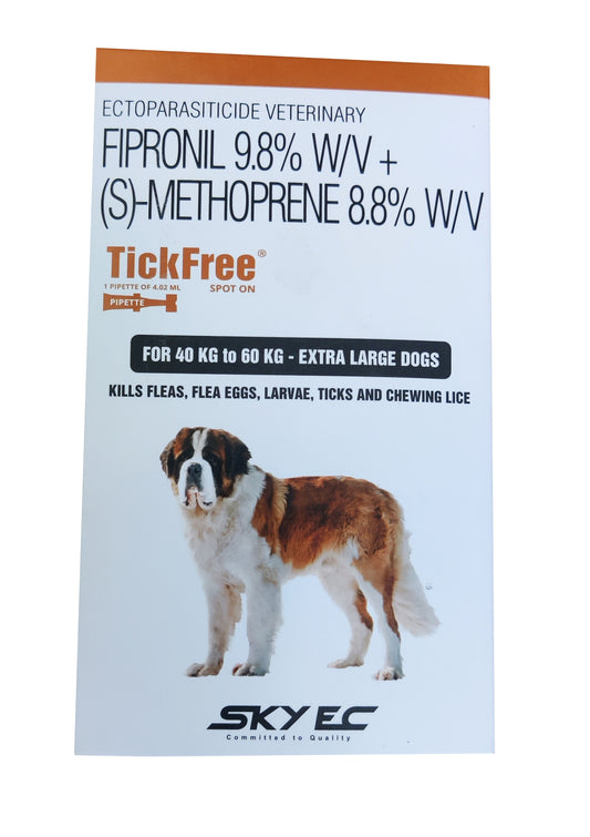 TICK FREE SPOT ON 40-60KG