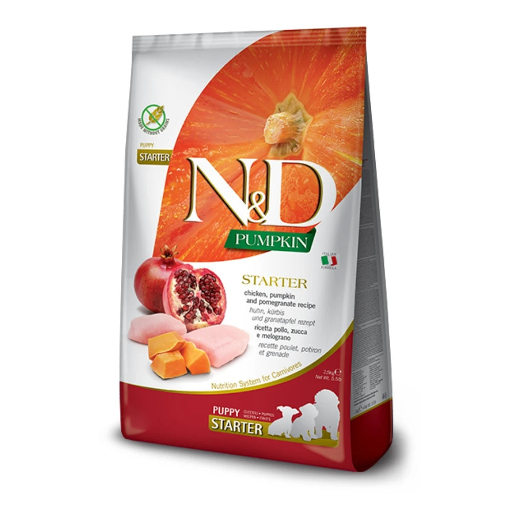 Farmina Grain Free Pumpkin Chicken & Pomogranate Puppy Starter