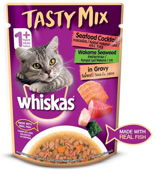 Whiskas Tastymix Salmon Seaweed