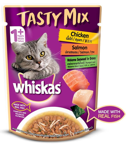 Whiskas Tastymix Salmon Chicken Seaweed