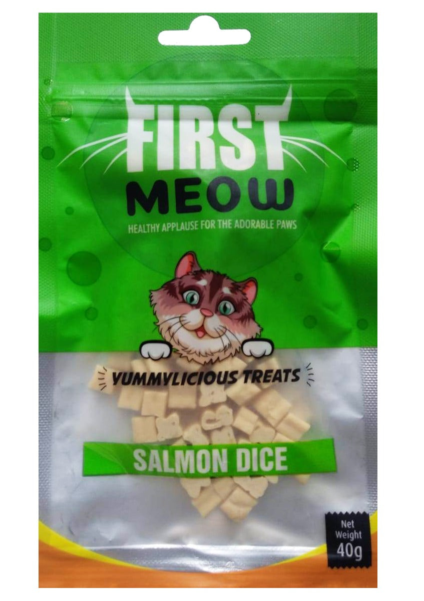 FIRST MEOW  SALMON DICE