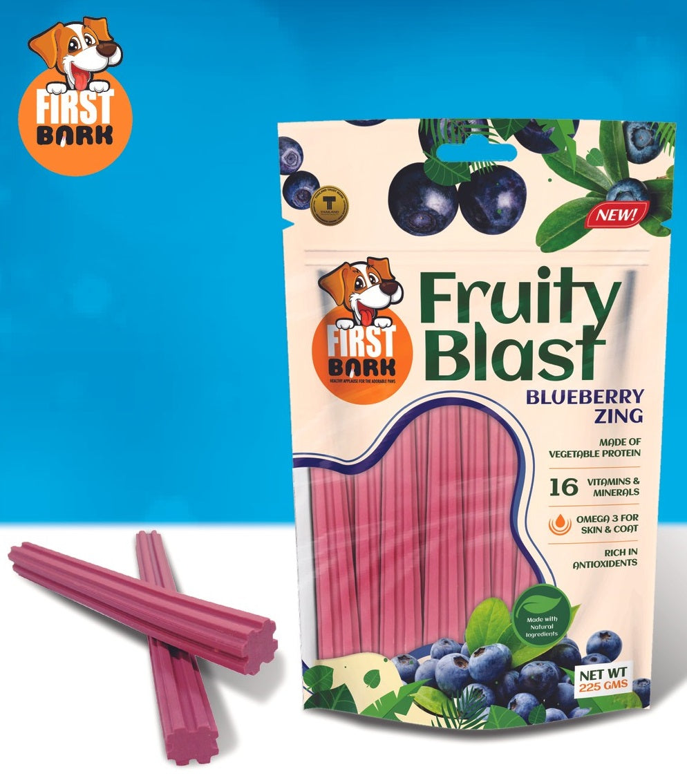 FIRST BARK FRUITY BLAST BLUEBERRY