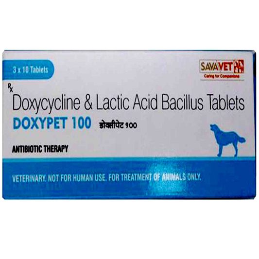 DOXYPET 100MG 10 TAB
