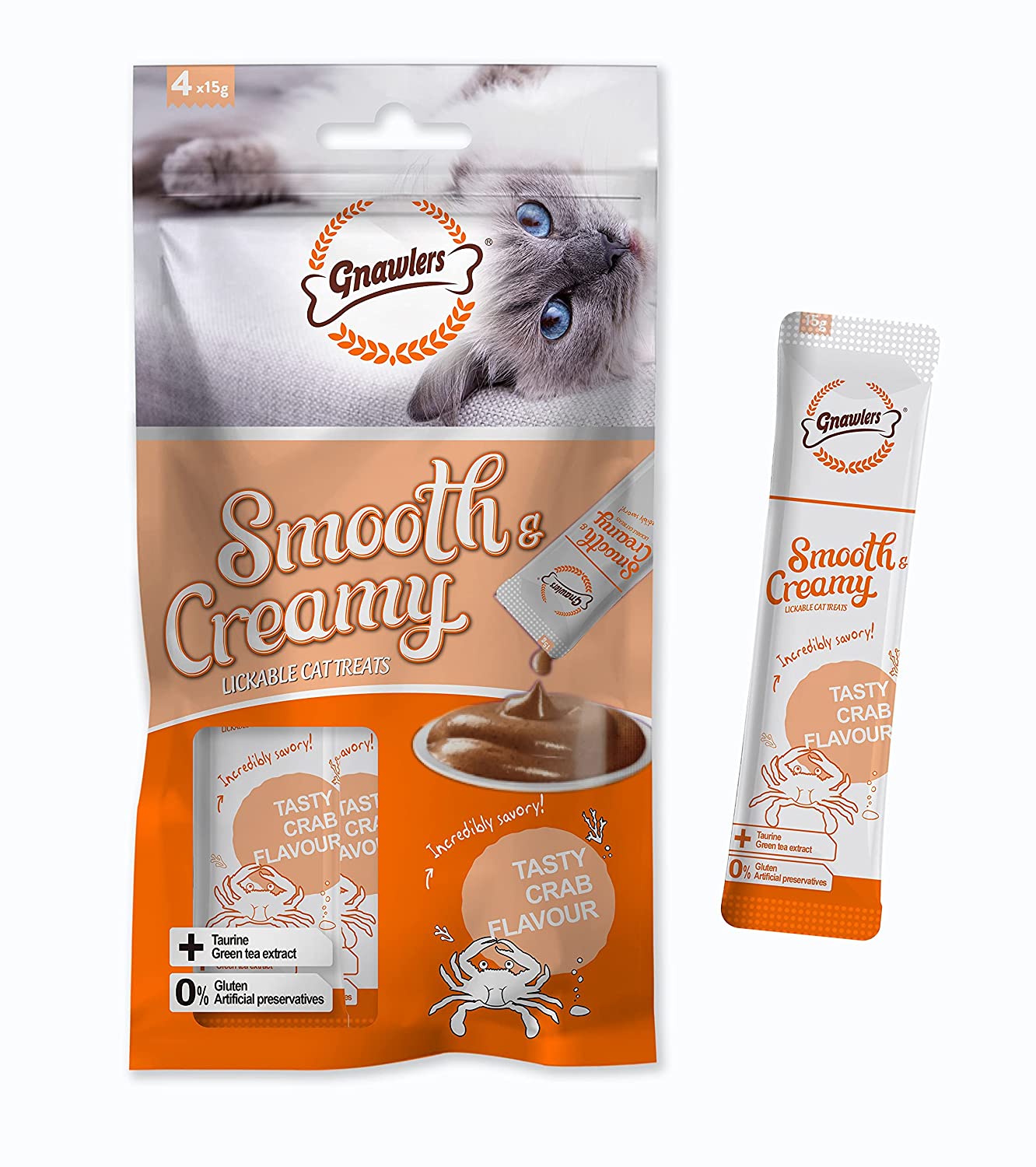 GNAWLERS   CREAMY CRAB TREATS 60 g