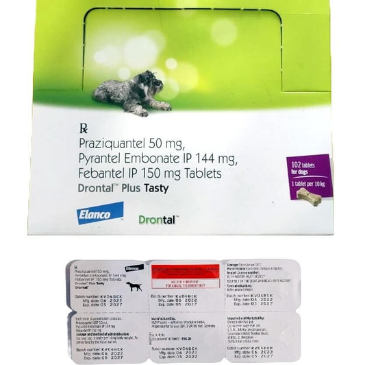 DRONTAL PLUS TASTY TAB 6 TAB