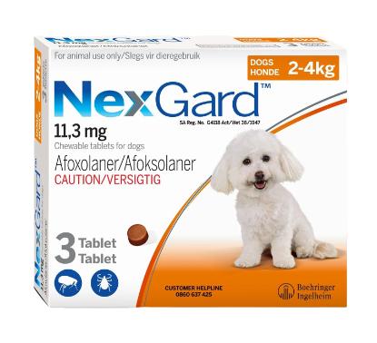 NEXGARD DOG 2-4KG TAB