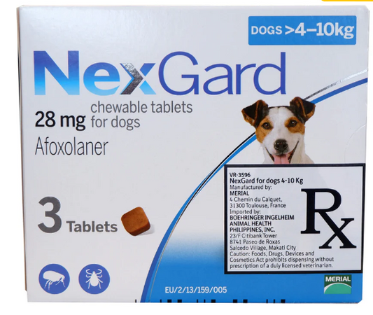 NEXGARD DOG 4-10KG TAB
