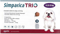 SIMPARICA TRIO 2.5-5KG 25MG TAB