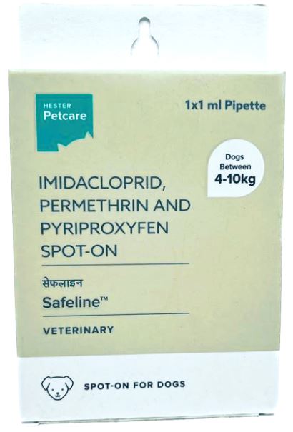 SAFELINE SPOTON DOG 4-10KG