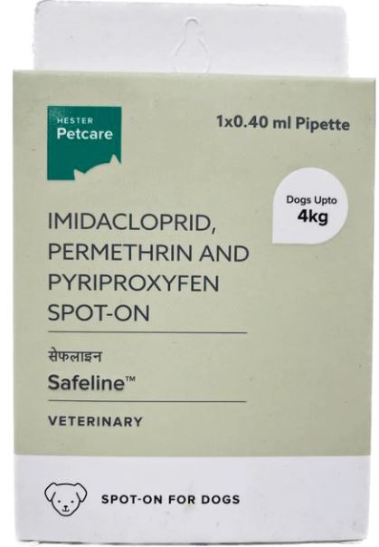 SAFELINE SPOTON DOG UPTO 4KG
