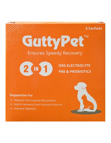 GUTTY PET SACHET 5 TAB