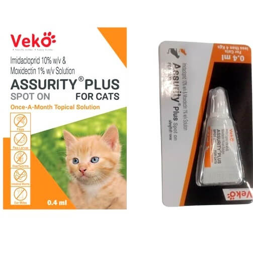 ASSURITY PLUS CAT SPOT ON 0.4ML