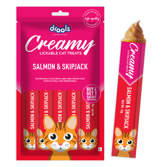 Drools Creamy Salmon & Skipjack 5 Sticks