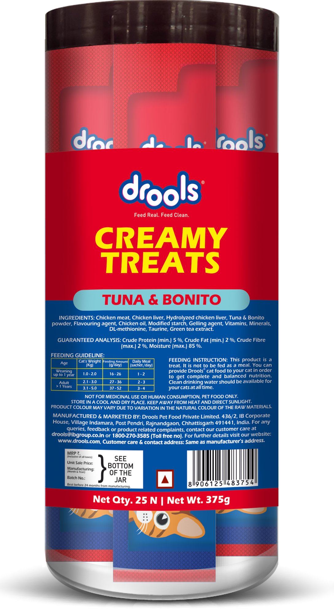 Drools Creamy Treats Tuna & Bonito Jar