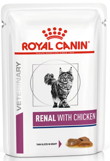 Royal Canin Veterinary Diet Renal Chicken Cat Pouch
