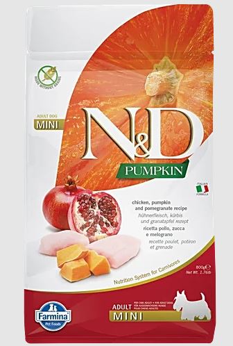 Farmina Grain Free Pumpkin Chicken & Pomogranate Adult Mini