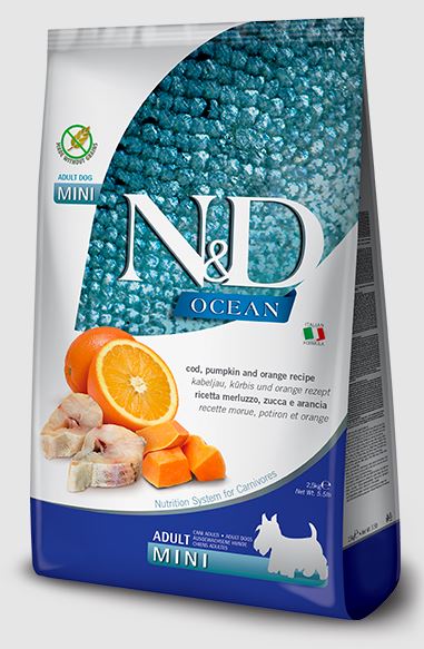 Farmina Dog Ocean Adult Pumpkin Mini Codfish & Orange
