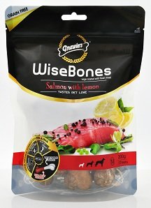 GNAWLERS WISE SALMON LEMON MEDIUM - 5PC