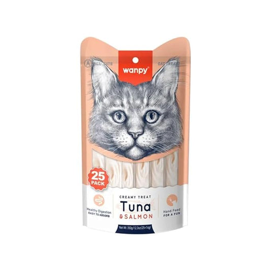 WANPY CT TUNA&SAL FR CATS 25PCS