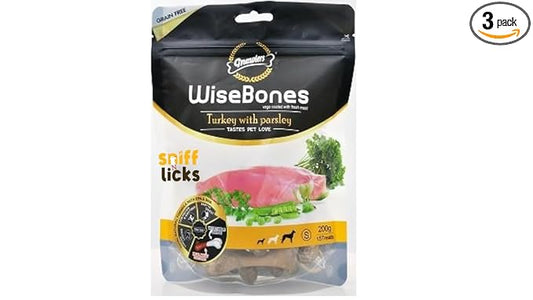 GNAWLERS WISE TURKEY  PARSELEY LARGE - 2PC