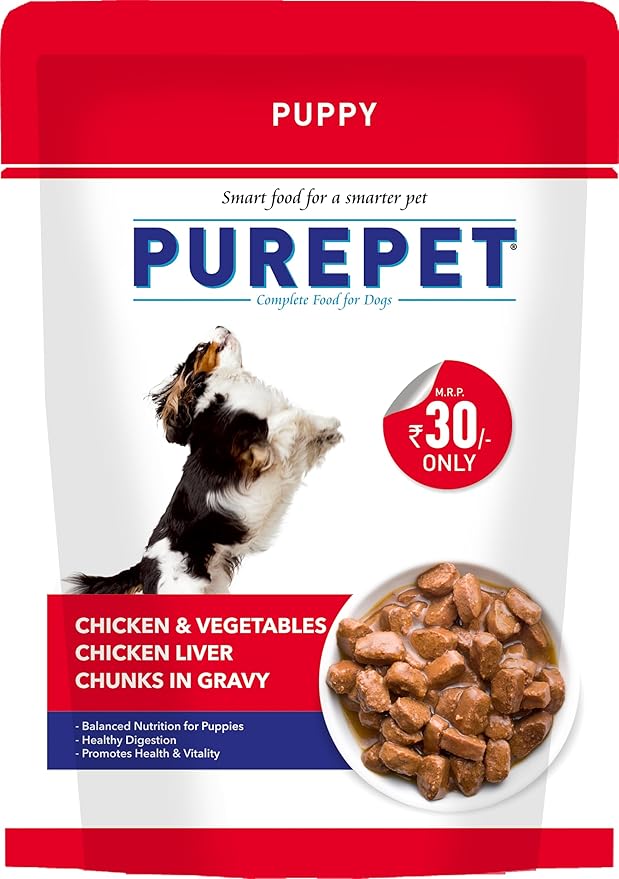 Purepet Puppy Chicken & Veg Chunks