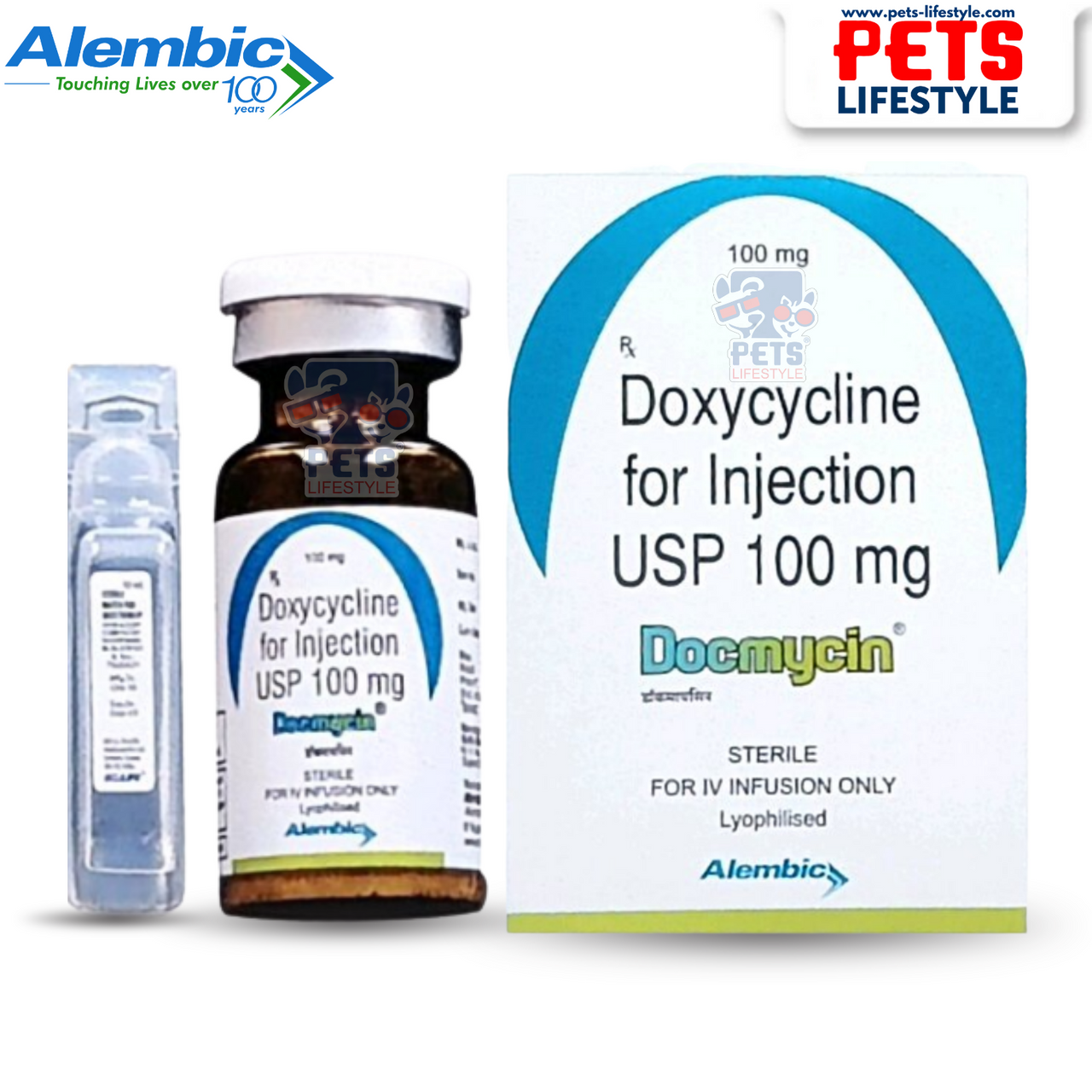 DOCMYCIN INJ 10ML (PET)