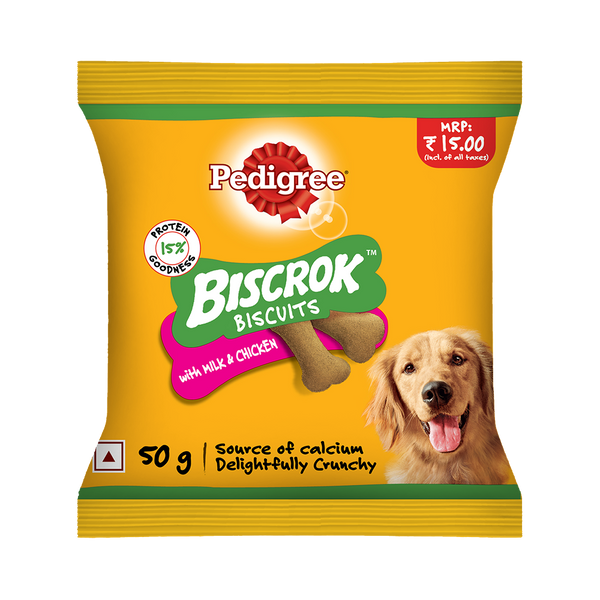 Pedigree Biscrok Milk And Chicken