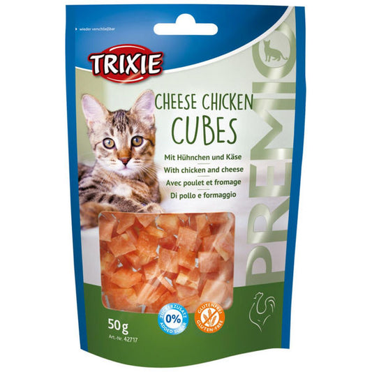 PREMIO CHEESE CHICKEN CUBES 50G
