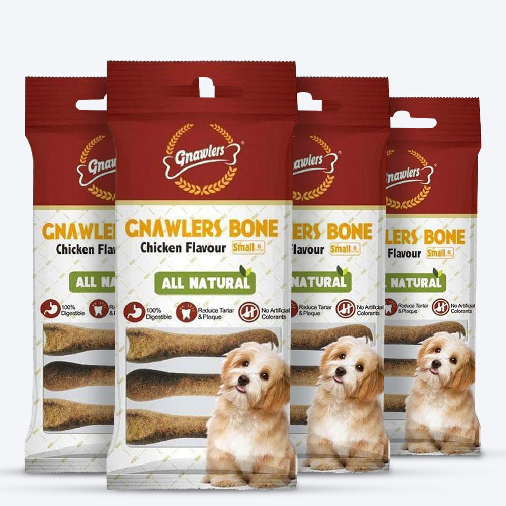 GNAWLERS   5 CHICKEN BONE 4PCS
