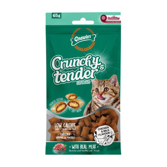 GNAWLERS CRUNCHY & TENDER CHICKEN & MILK FLAVOUR
