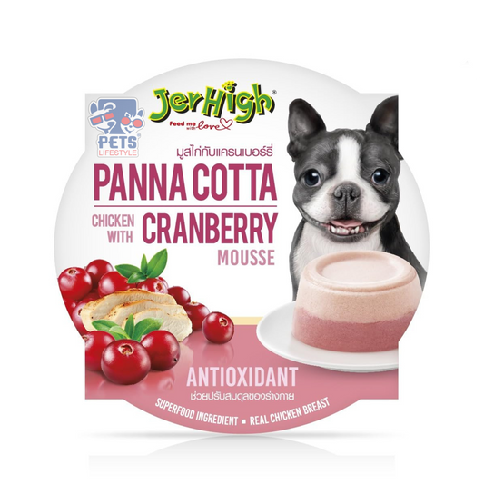 Jerhigh  Panna Cotta Chicken Cranber 70 G