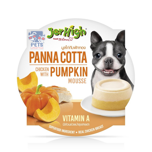 Jerhigh  Panna Cotta Chicken Pumpkin 70 G