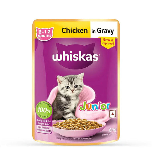 Whiskas Kitten Chicken 80 g & Sheba Tuna & Chicken 70 g